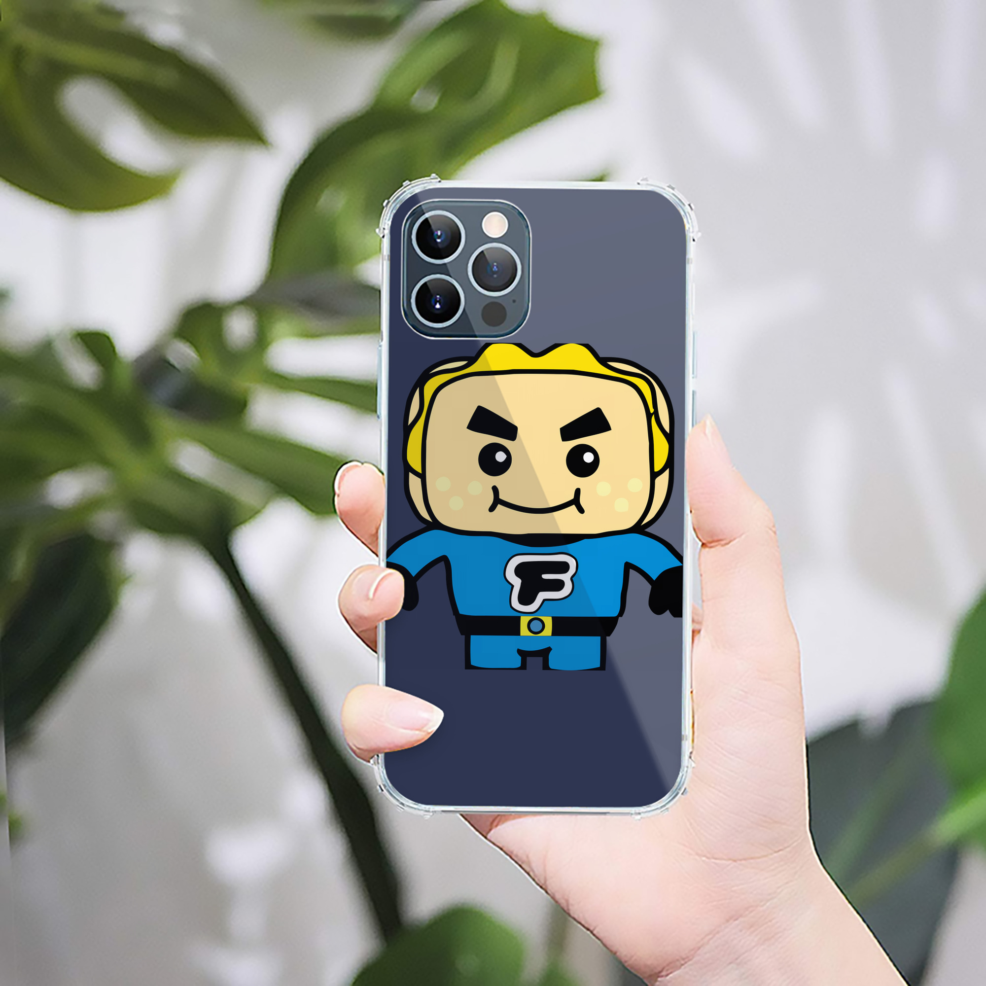 （画像用） アンパンマン Anpanman 【iPhone 12シリーズ対応】透明スマホケース（クリアソフトケース）
